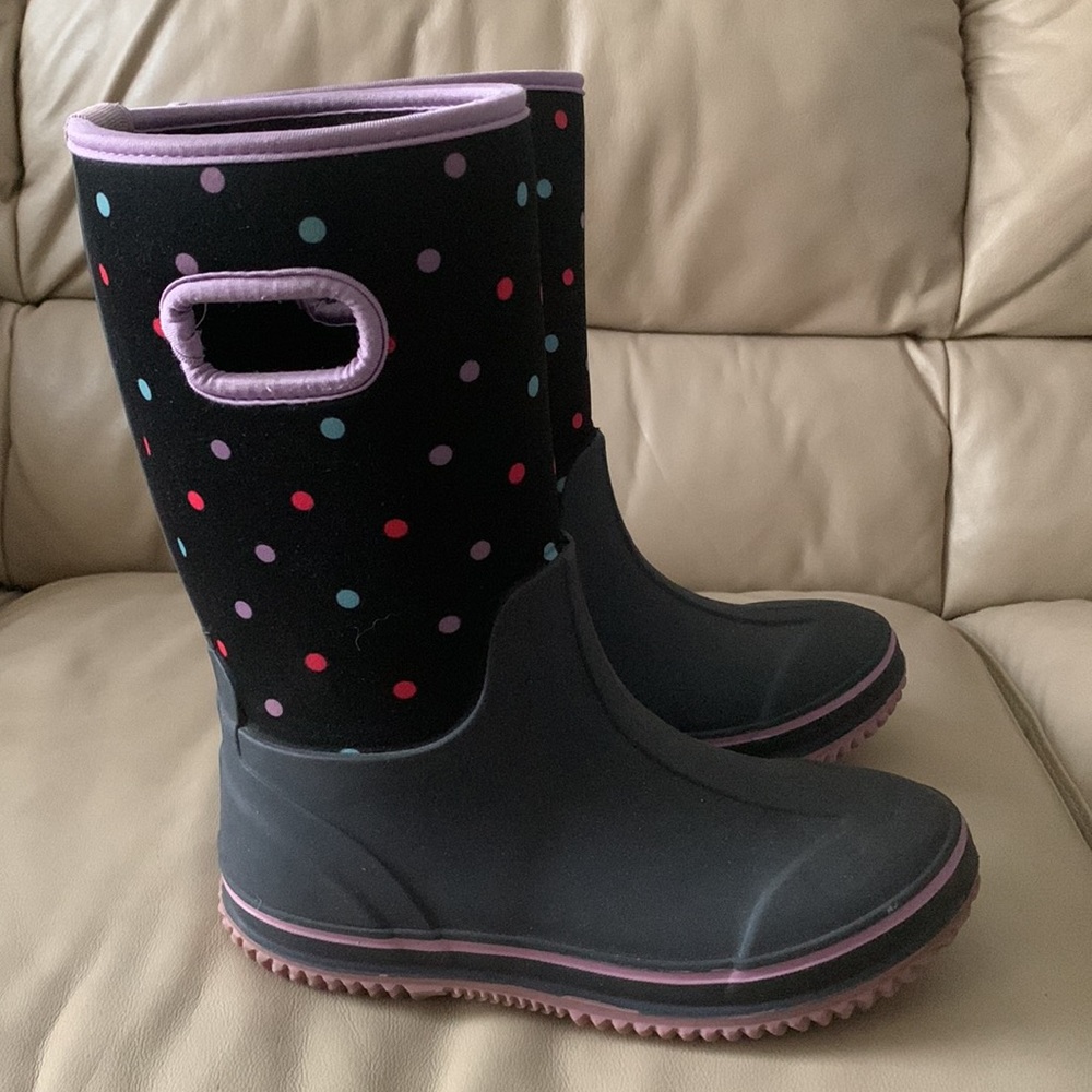 Kid Girls Neoprene Boots Size 3
